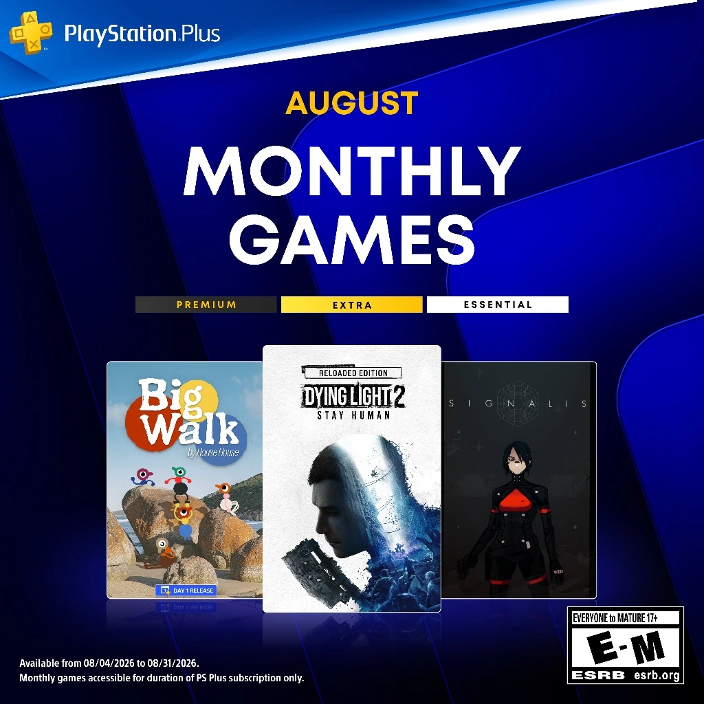 PS Plus jogos de Agosto