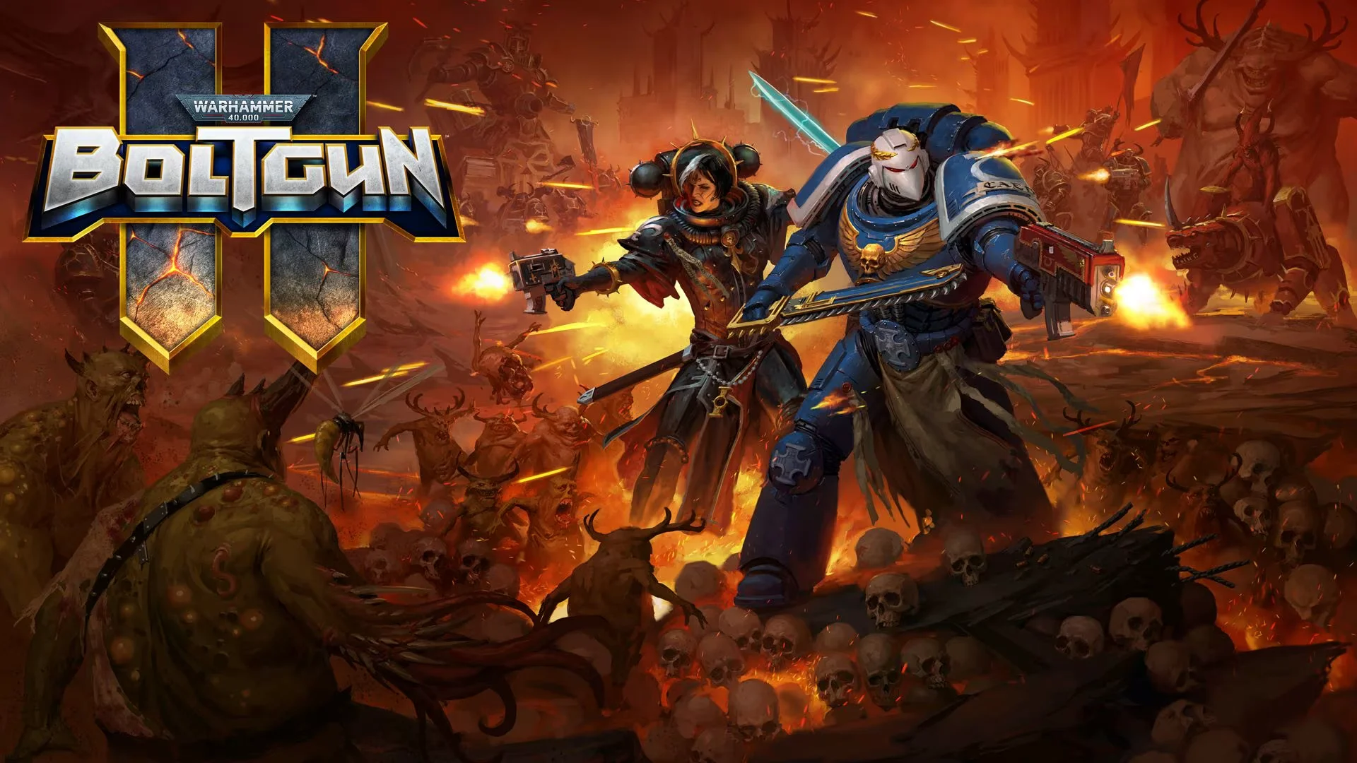 Artwork do jogo Warhammer 40k Boltgun 2