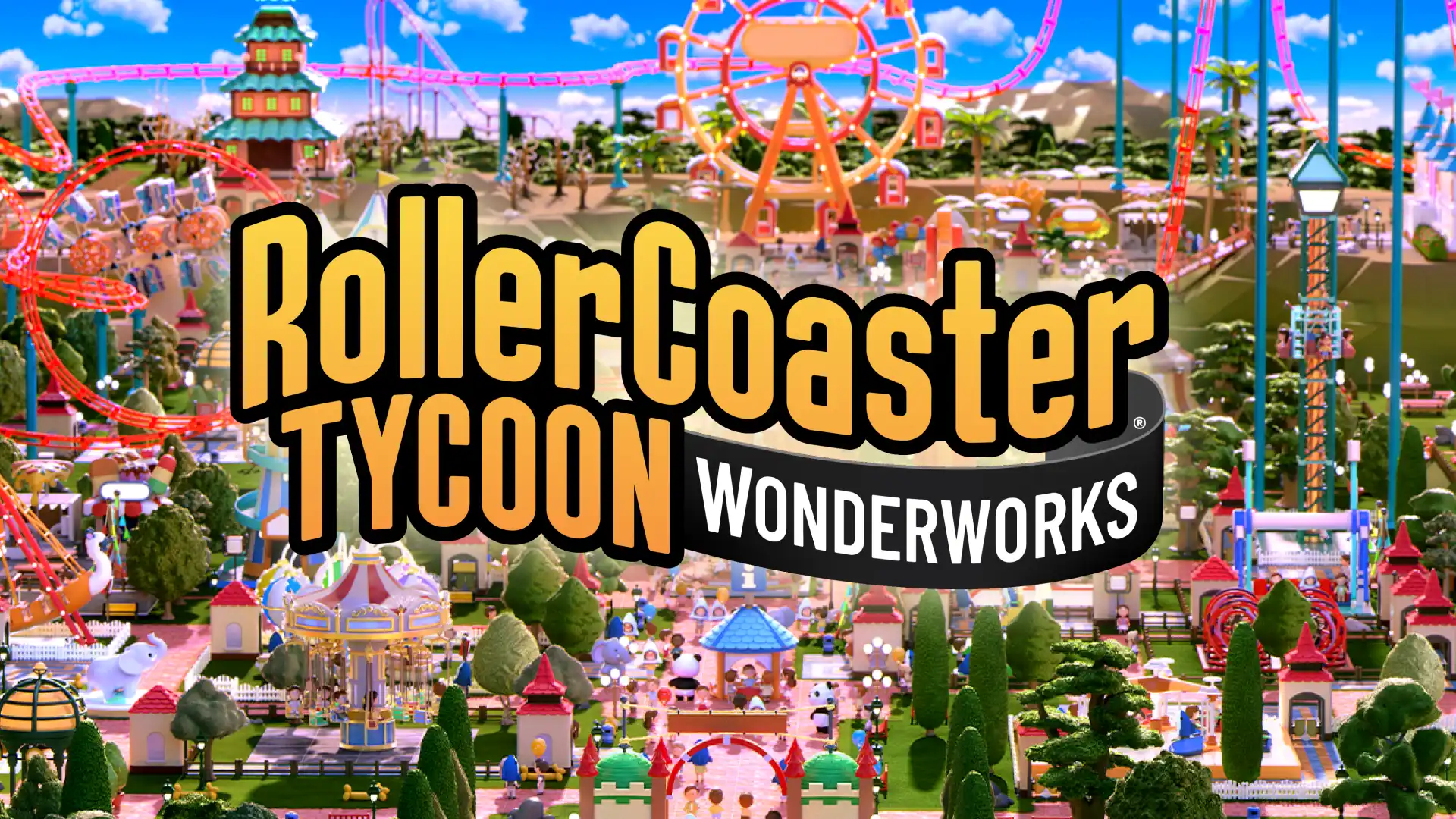 Capa do jogo RollerCoaster Tycoon Wonderworks