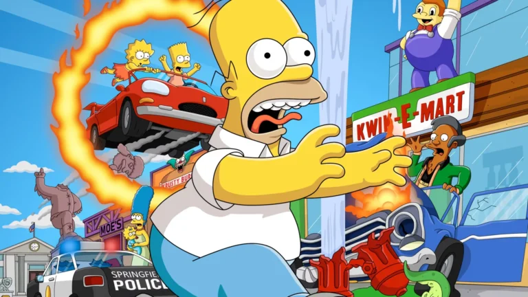 Capa do Simpsons Hit and Run
