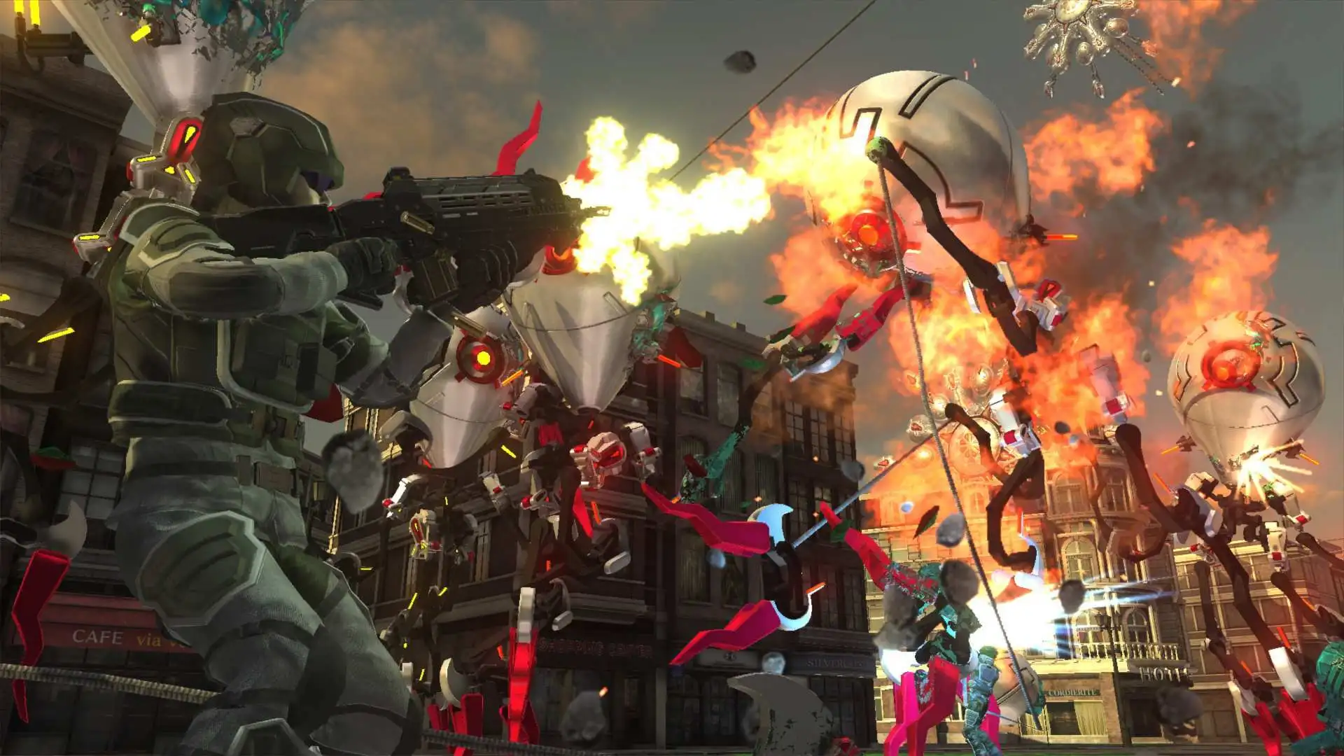 Screenshot do jogo earth defense forces 6.2