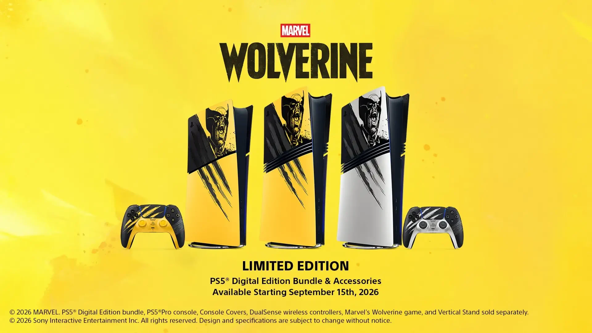 PS5 versão especial Battle Yellow