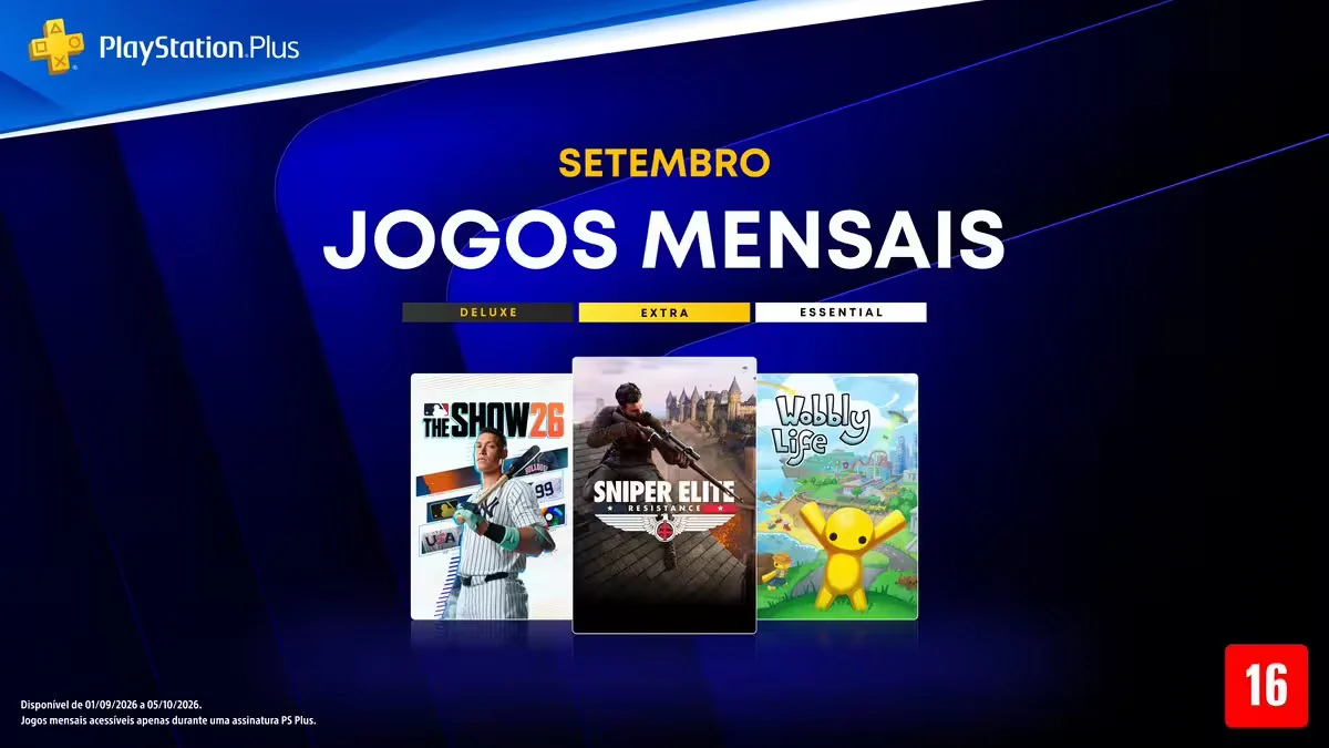 PS Plus de Setembro de 2026