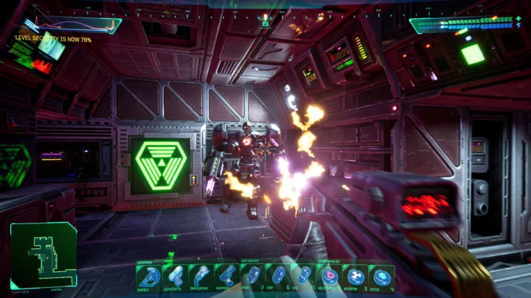 Captura de tela do System Shock VR