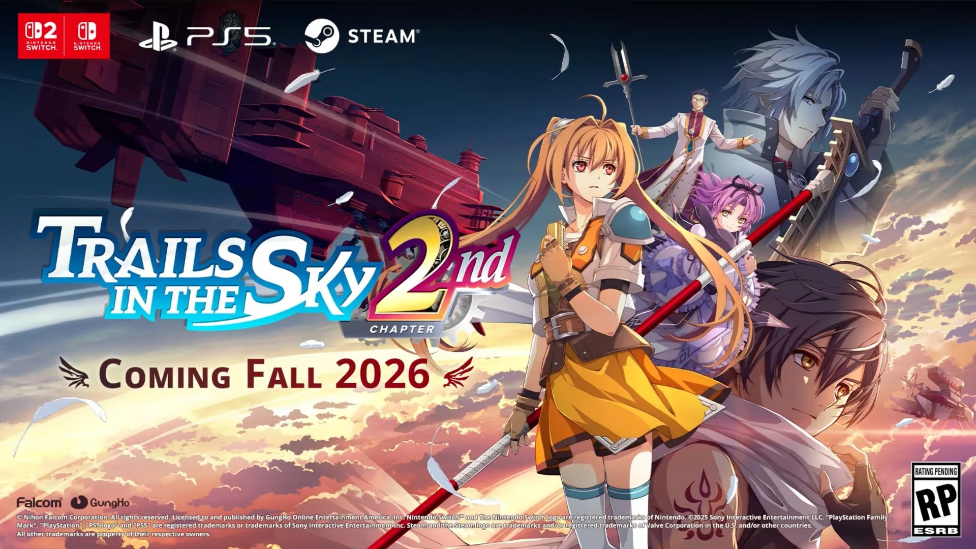 Trails in the Sky 2nd Chapter Capa