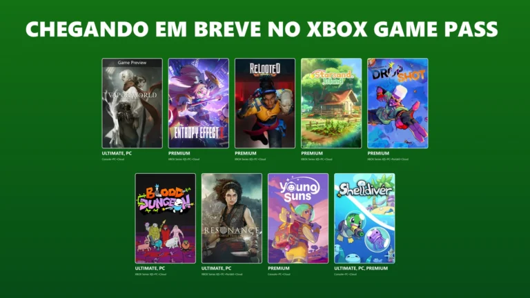 Jogos do Xbox Game Pass de Agosto de 2026